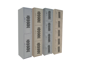LOCKER METALICO CON PUERTA DIAMANTE