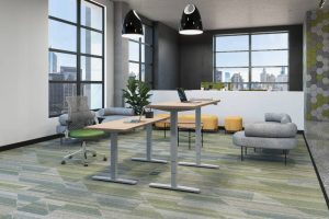 Mesa de trabajo de altura ajustable