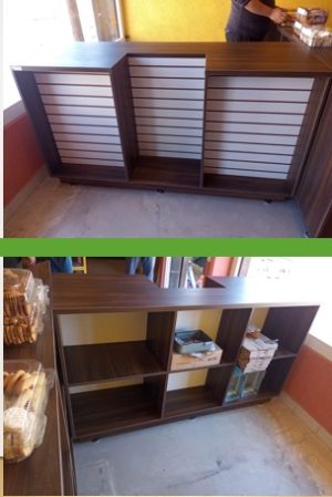 MODULO DE COBRO EN L CON PANEL RANURADO