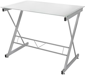 Escritorio básico en cristal templado