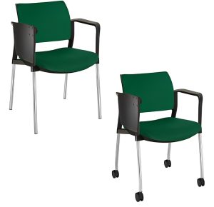 Silla Tapizada con Paleta Abatible