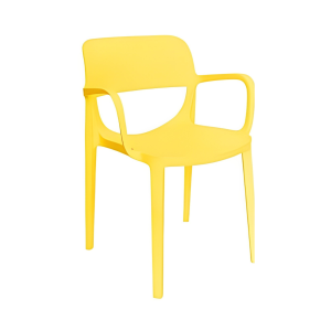 Silla Plástica de Visita con Brazos