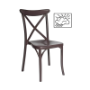Silla Crossback para Visita y Exterior