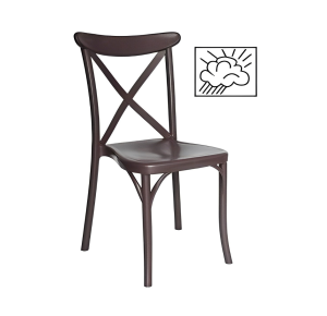 Silla Crossback para Visita y Exterior