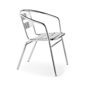 Silla de Aluminio Baja