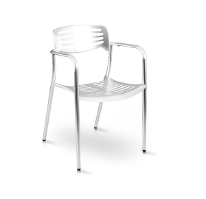 Silla de Aluminio para Cafeteria